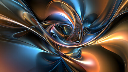 Poster - Abstract geometric design with vibrant colors and dynamic shapes for creative backgrounds and modern art projects