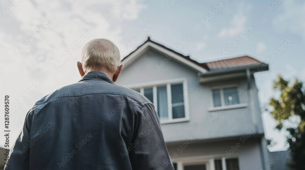 Dementia Symptoms In A Man Failing To Recognize His Home During A Walk dementia-symptoms-in-a-man-failing-to-recognize-his-home-during-a-walk