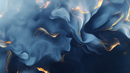 Poster - Abstract smoke background in shades of gray and black creating a dynamic flowing pattern