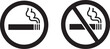 © Ashiq - Printable vector illustration of smoking and no smoking sign