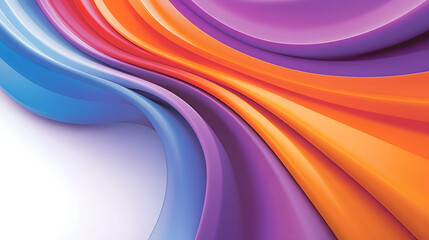 Poster - Colorful abstract background with vibrant patterns on white canvas