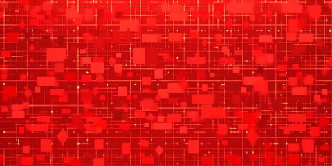 Poster - Red pattern pathematical plus symbols. Math tech design background. Medical help banner background. Vector Illustration. ,