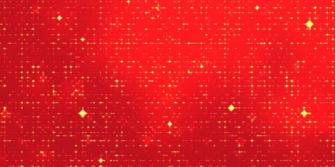 Poster - Red pattern pathematical plus symbols. Math tech design background. Medical help banner background. Vector Illustration. ,