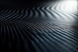 Sleek carbon fiber texture background with diagonal minimalist layout, high contrast elegance for corporate branding and luxury business presentations.