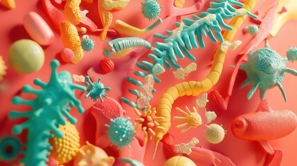 Poster - genetic code and the physical characteristics of an organism, from DNA sequence to trait expression