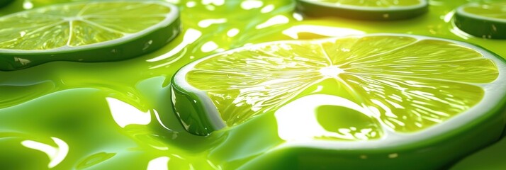 Wall Mural - Saint Patrick Day lime 3d background