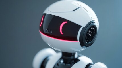 Poster - autonomous robot that operates machinery in factories, performing tasks like assembly, quality control, and packaging without human intervention.