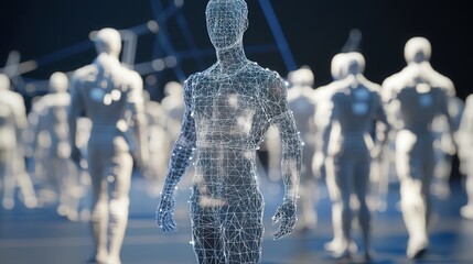 Poster - AI-powered system that generates highly detailed 3D models of people and objects for use in virtual environments like video games or simulations.