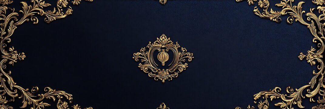Royal Wedding Cards with Velvet Texture and Ornate Gold Design