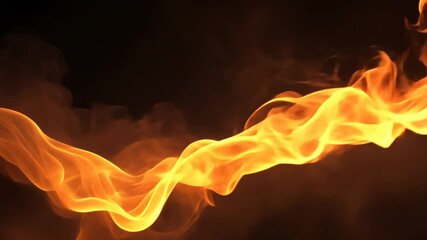 Poster - Flames dance gracefully against a dark background, creating a mesmerizing display of light and movement that captivates the viewer's attention and ignites the imagination