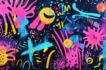 Poster - Vibrant hand-drawn overlays for engaging animations and creative projects, ideal for enhancing visual storytelling with unique styles and dynamic colors