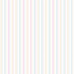 Wall Mural - Seamless pattern with multi-colored stripes of two types of width on white. Perfect for textile, fabric, home decoration, wrapping, bedding, wallpaper, stationery, tablecloth, napkins, scrapbook