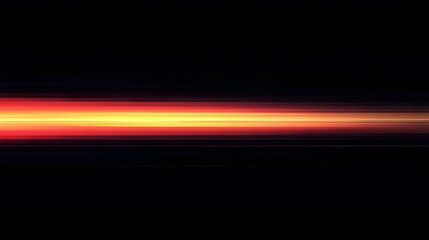 Poster - Colorful light streak against a dark backdrop, vibrant hues blending seamlessly, ideal for creative design or digital projects.