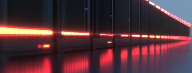 Poster - The banner for the data server, data center, cloud storage, computer storage, data server cabinet, and data server room are all related