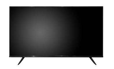 flat screen lcd tv, modern style and wall mount design with sleek design.black television template w