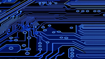 Fototapete - Abstract Network Background, or Technology Network Background, is a term used to describe an abstract high tech digital technology background