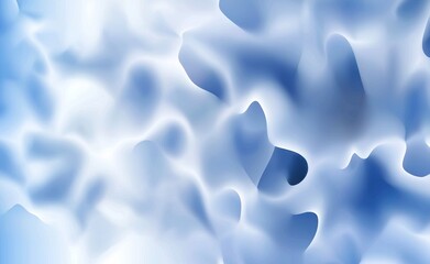 Poster - Geometric elements set against a light background with blue accents for social media use