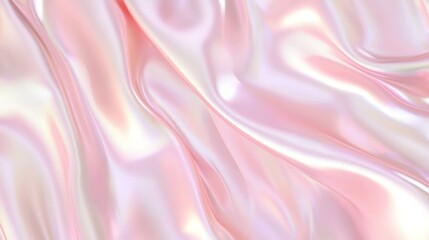 Poster - this abstract illustration features a seamless and trendy iridescent light foil texture, a soft holo