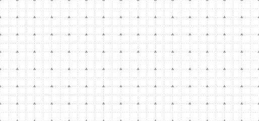 Aufkleber - coordinate grid background. seamless grey grid pattern with triangles and dots, creating a geometric