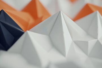 Poster - Generative Ai created an abstract background featuring a vibrant orange and blue splash set against a space-themed backdrop