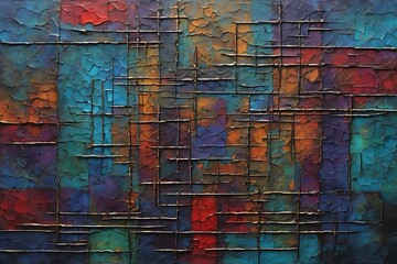 Wall Mural - abstract colorful background