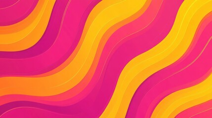 Poster - A modern 3D abstract illustration with a colorful background, complete with rainbow oil waves and dripples. This LGBT Pride Lesbian pink symbol flag wallpaper is designed with retro 80s and 90s