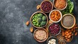 © atipong - Exploring Global Food Influences: Innovative Plant-Based Meal Presentation with Nuts and Seeds