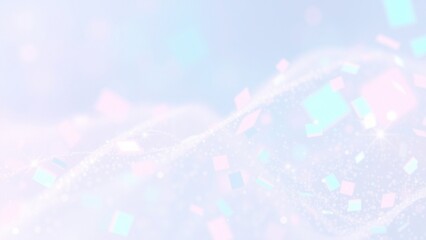 Poster - abstract background with bokeh
