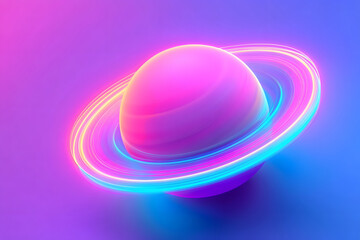 Wall Mural - Abstract blue space futuristic planet round sphere background with stars