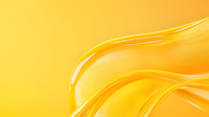 Wall Mural - abstract light yellow background, transparent gradient stained glass background 3d rendering