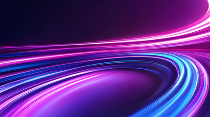 Poster - Abstract three-dimensional glowing curve background, abstract graphic poster PPT background
