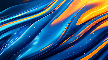 Canvas Print - abstract light background, realistic neon lines background illustration design