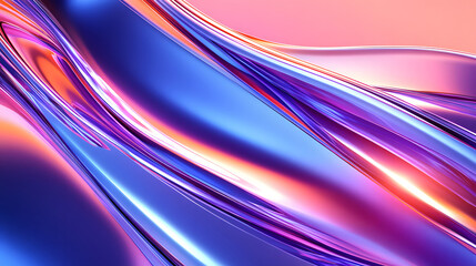 Poster - Blue neon light effect communication technology technology background, abstract graphic poster PPT background