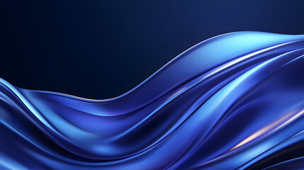 Poster - Luxurious metal curve design, gradient abstract PPT background
