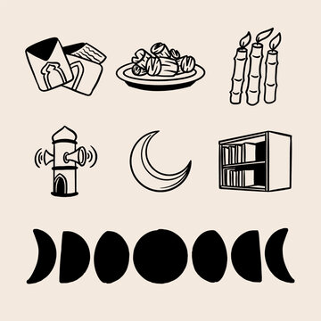 Ramadan Essentials Stunning Digital Illustrations