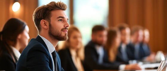 Poster - Diverse Leadership Seminar with Engaged Participants in a Professional Setting