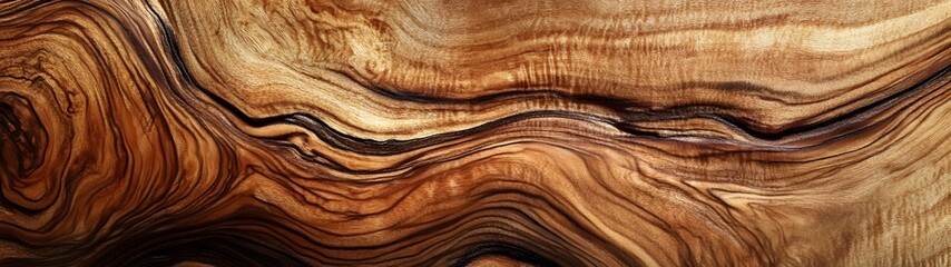 Poster - Gorgeous natural wooden texture with intricate striped patterns and abstract design perfect for backgrounds interiors and various creative projects