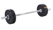 © Prompt2image - Strength training equipment barbell with transparent background png for fitness purposes white