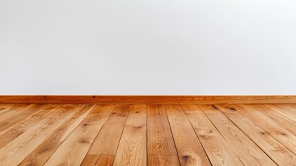 Aufkleber - Natural Minimalist Aesthetic Restored Wooden Plank Flooring with Grain Patterns - Authentic Eco Materials for Modern Interior Design and Commercial Spaces