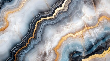 Leinwandbilder - Stunning Abstract Mineral and Geode Textures Showcasing the Beauty of Natural Geological Formations  Vibrant Multicolor Patterns Smooth and Rough Surfaces Shiny Iridescent Hues