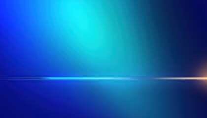Poster - Light streak flowing on blue gradient background with grid pattern