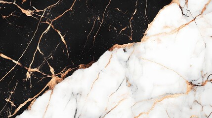 Leinwandbilder - Stunning images of detailed marble and granite textures in a range of black white and gold tones  These premium background patterns are perfect for luxury design interior decor fashion packaging