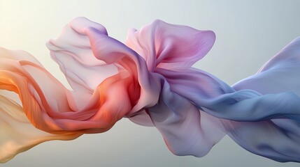 Poster - An abstract holographic fluid design element is suitable for trendy Christmas backgrounds