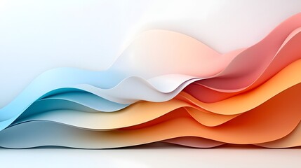 Poster - Captivating holographic gradient waves in a sleek modern abstract digital art composition  Soothing ethereal and visually mesmerizing with a neutral center space