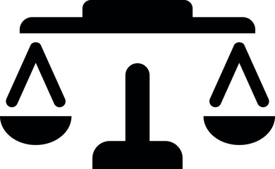 Aufkleber - Legal Law Scale Simple Line Icon