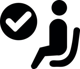 Aufkleber - vector illustration of a man icon