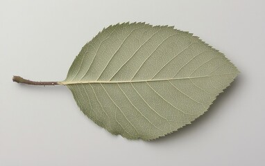Poster - leaf tree unfurls embracing nature shades green, natural beauty