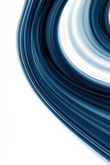 Poster - Brilliant blue speed motion highway road with dynamic energy flow.