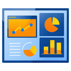 Poster - AI Task Management, AI-enhanced productivity dashboard showcasing data visualization and performance metrics for better decision-making.