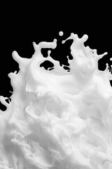 Poster - soap foam lather dancing in white splendour, creating beauty.